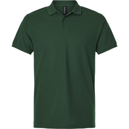 Custom Mens Pique Polo Forest Green
