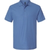 Custom Mens Pique Polo Heather Royal