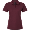 Custom Womens Pique Polo Maroon
