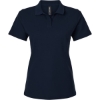 Custom Womens Pique Polo Navy
