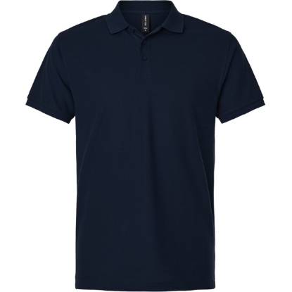 Custom Mens Tall Pique Polo Navy