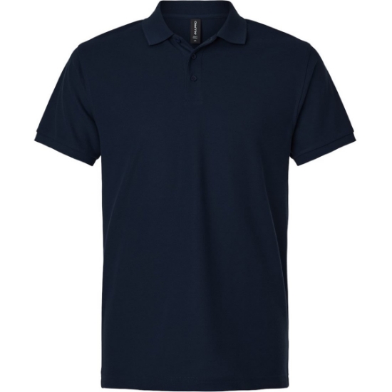 Custom Mens Tall Pique Polo Navy