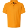 Custom Youth Pique Polo Gold
