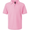 Custom Youth Pique Polo Light Pink