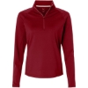 Custom Womens Pure 2.0 Quarter-Zip Dark Crimson