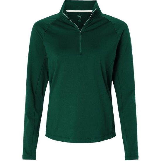 Custom Womens Pure 2.0 Quarter-Zip Dark Myrtle
