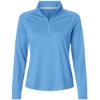 Custom Womens Pure 2.0 Quarter-Zip Team Light Blue