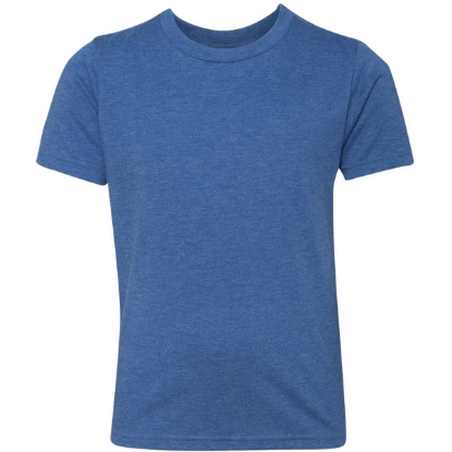 Custom Youth Triblend T-Shirt Vintage Royal
