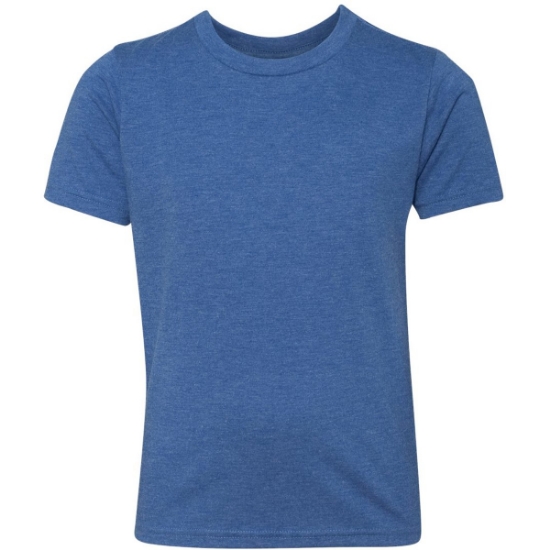 Custom Youth Triblend T-Shirt Vintage Royal