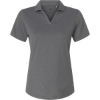 Custom Womens Icon Heather Polo Slate Sky Heather