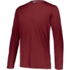 Custom Unisex Core Performance Long Sleeve T-Shirt Cardinal