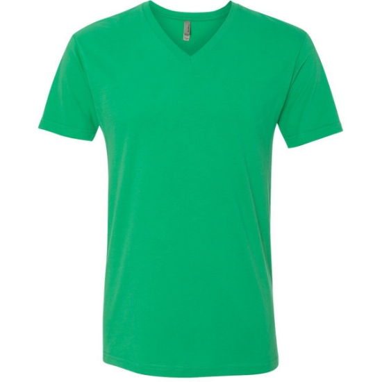 Custom Mens Sueded V-Neck T-Shirt Envy