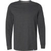 Custom Unisex Dri Power® CVC Performance Long Sleeve T-Shirt Black Heather