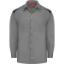 Custom Mens Long Sleeve Performance Team Shirt Smoke/ Black