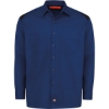 Custom Mens Tall Long Sleeve Performance Team Shirt Cobalt Blue/ Black