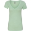 Custom Women’s CVC Deep V-Neck T-Shirt Mint