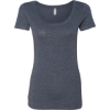 Custom Women’s Triblend Scoop Neck T-Shirt Vintage Navy