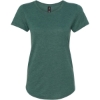 Custom Womens Softstyle® Triblend T-Shirt Heather Dark Green