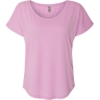 Custom Women’s Triblend Dolman T-Shirt Vintage Lilac