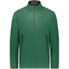 Custom Unisex Eco Revive™ Polar Fleece Quarter-Zip Pullover Dark Green