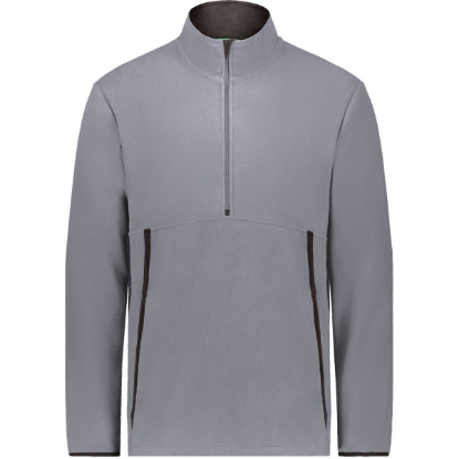 Custom Youth Eco Revive™ Polar Fleece Quarter-Zip Pullover Graphite