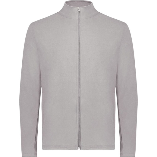Custom Unisex Eco Revive™ Micro-Lite Fleece Full-Zip Jacket Athletic Grey