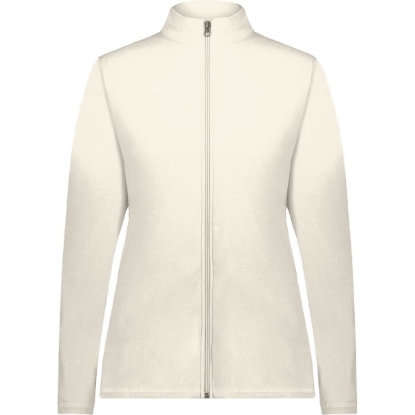 Custom Womens Eco Revive™ Micro-Lite Fleece Full-Zip Jacket Oyster