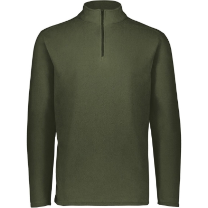 Custom Unisex Eco Revive™ Micro-Lite Fleece Quarter-Zip Pullover Olive