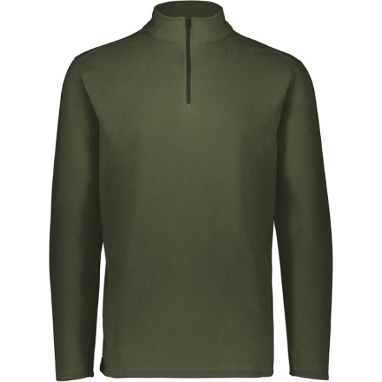 Custom Unisex Eco Revive™ Micro-Lite Fleece Quarter-Zip Pullover Olive