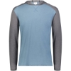 Custom Unisex Gameday Vintage Hooded T-Shirt Storm Heather/ Carbon Heather