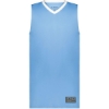 Custom Mens Match-Up Basketball Jersey Columbia Blue/ White