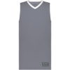 Custom Mens Match-Up Basketball Jersey Graphite/ White