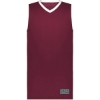 Custom Mens Match-Up Basketball Jersey Maroon/ White
