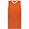 Custom Mens Match-Up Basketball Jersey Orange/ White