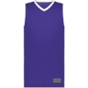 Custom Mens Match-Up Basketball Jersey Purple/ White