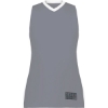 Custom Womens Match-Up Basketball Jersey Graphite/ White