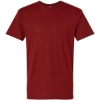 Custom Unisex Fine Jersey Tee Cardinal Blackout