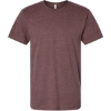 Custom Unisex Fine Jersey Tee Sangria Blackout