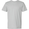 Custom Unisex Fine Jersey Tee Silver