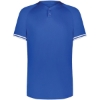 Custom Mens Cutter Henley Jersey Royal/ White