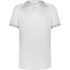 Custom Mens Cutter Henley Jersey White/ Silver