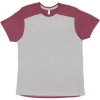 Custom Unisex Forward Shoulder Fine Jersey Tee Heather/ Vintage Burgundy