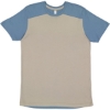Custom Unisex Forward Shoulder Fine Jersey Tee Titanium/ Indigo