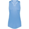 Custom Womens Cutter Jersey Columbia Blue/ White