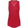 Custom Girls Cutter Jersey Scarlet/ White