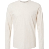 Custom Unisex Fine Jersey Long Sleeve Tee Natural Heather