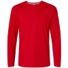 Custom Unisex Fine Jersey Long Sleeve Tee Red