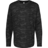 Custom Unisex Fine Jersey Long Sleeve Tee Storm Camo