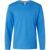 Custom Unisex Fine Jersey Long Sleeve Tee Tradewind