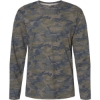 Custom Unisex Fine Jersey Long Sleeve Tee Vintage Camo